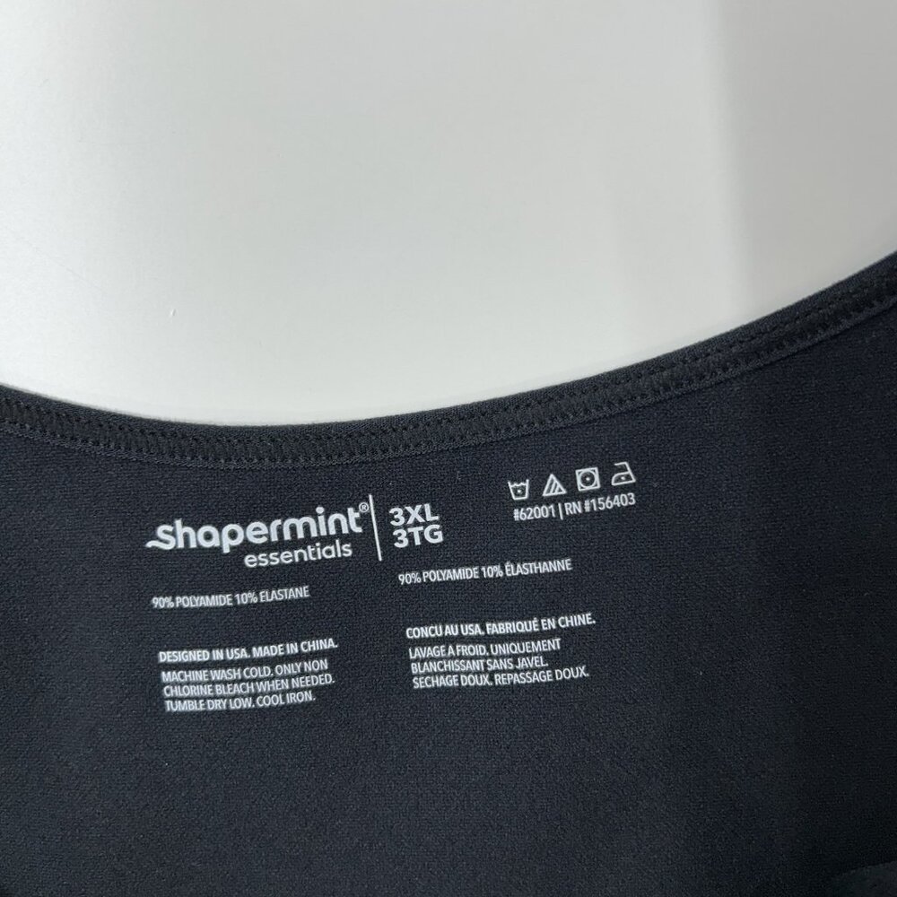 NEW Shapermint Scoop Neck‎ Cami Women’s Size 3XL Black Tank Top - Picture 9 of 9